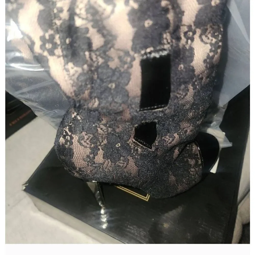 Colin Stuart Lace Thigh High Boots
